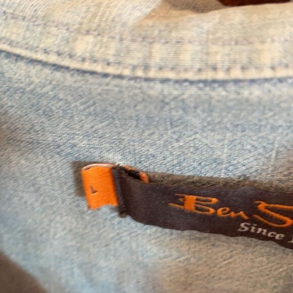BEN Sherman Men’s Denim shirt - Picture 6 of 12
